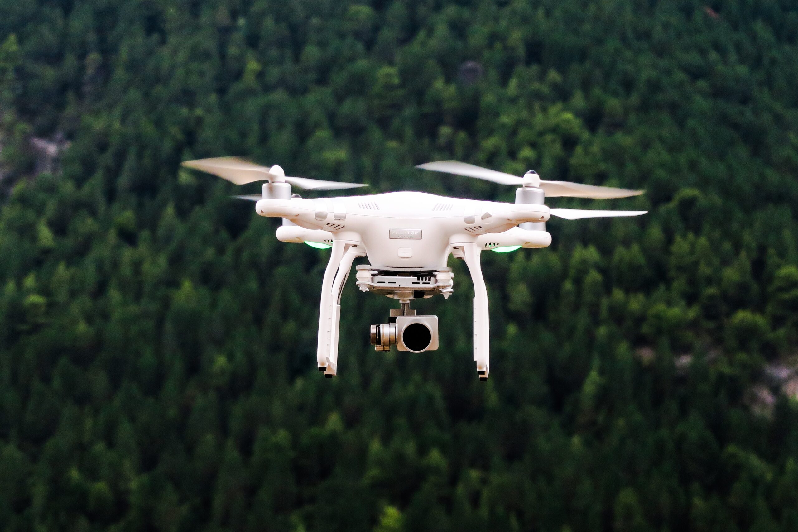 Drone Hovering in the Sky